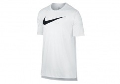 NIKE BACKBOARD DROPTAIL TEE WHITE/BLACK