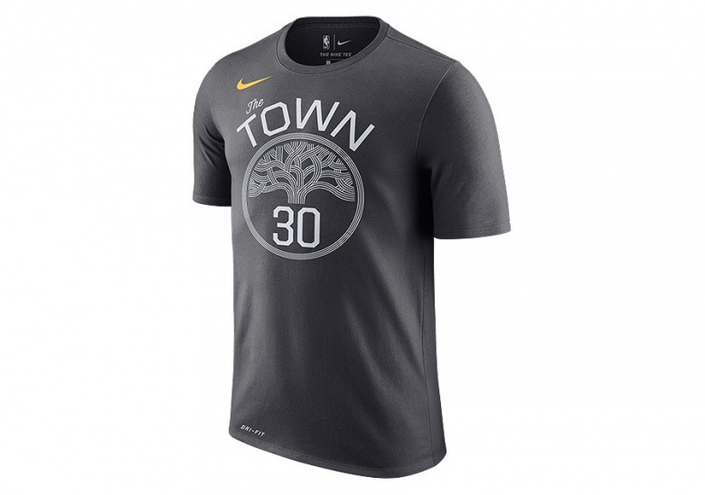NIKE NBA GOLDEN STATE WARRIORS STEPHEN CURRY DRY TEE ANTHRACITE