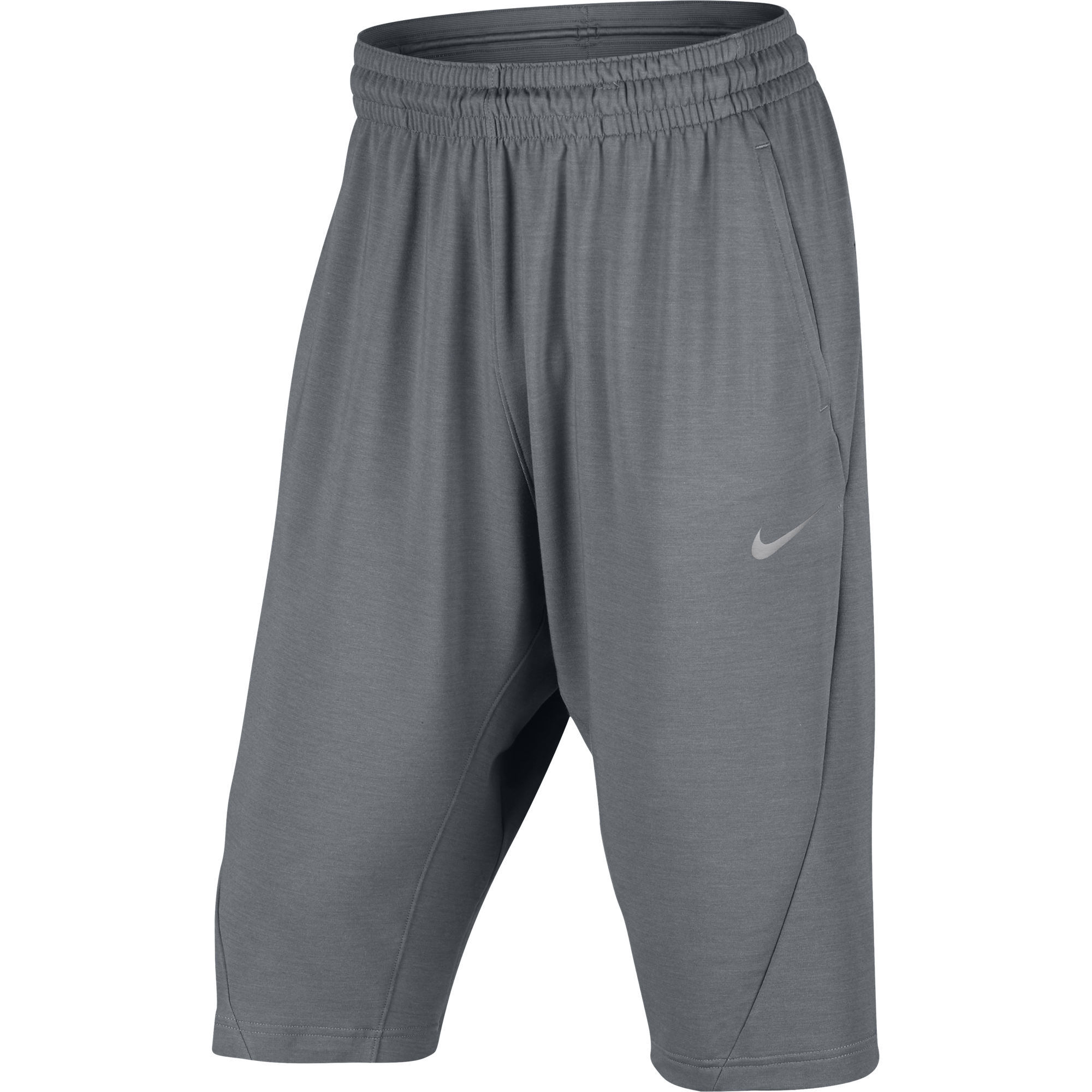 NIKE MEN'S DRY BASKETBALL HANGTIME MODERN SHORT COOL GREY