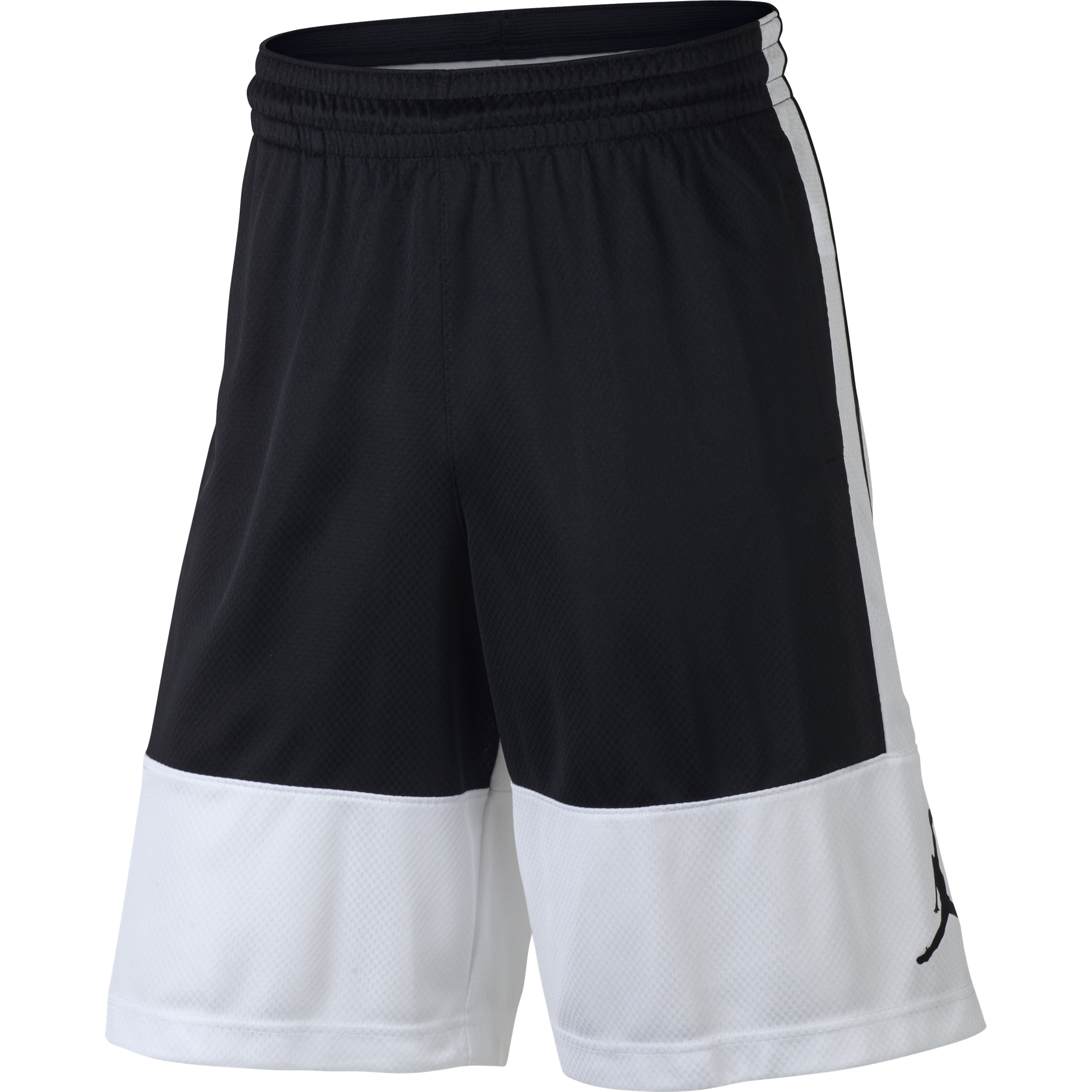 NIKE AIR JORDAN RISE SOLID SHORTS WHITE BLACK