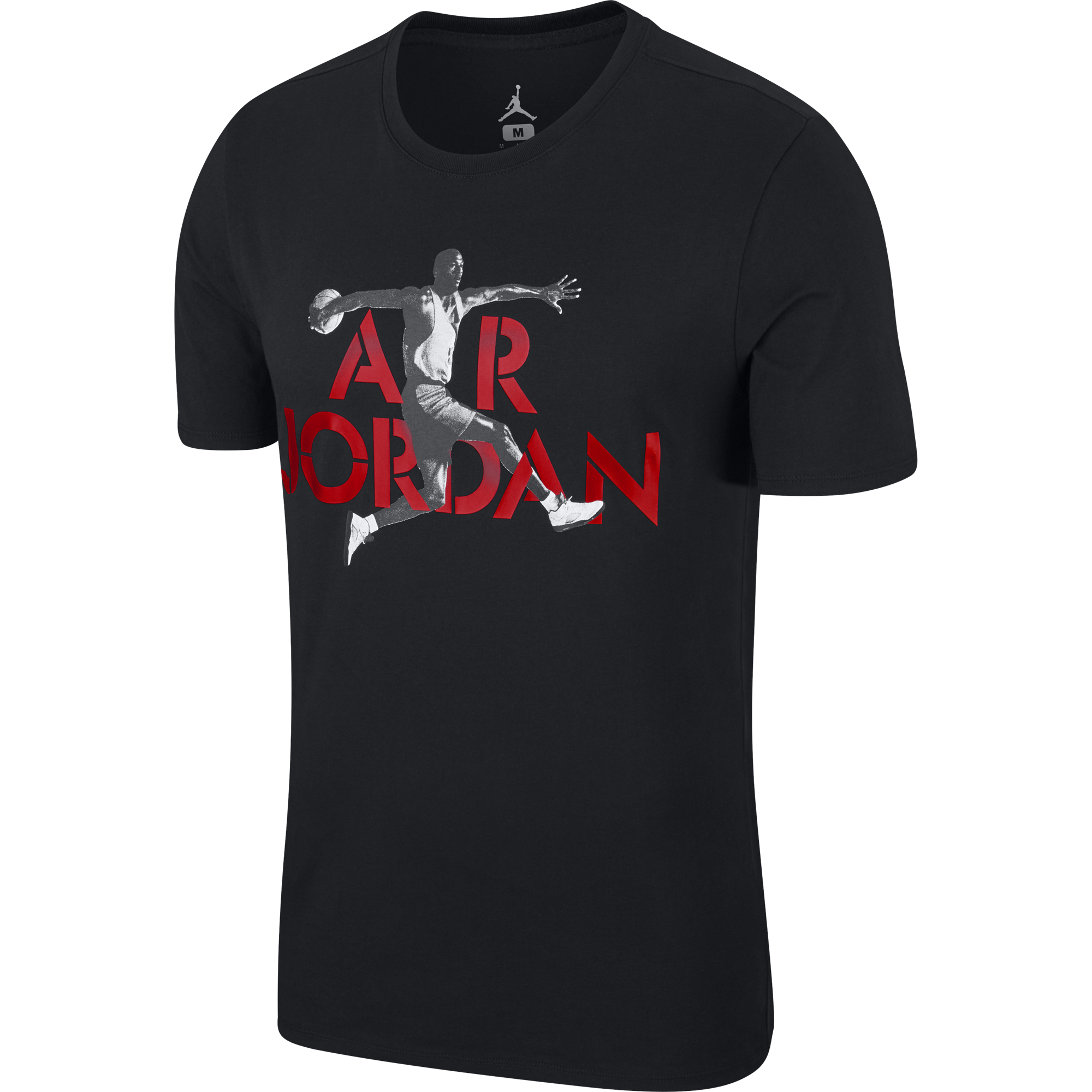 NIKE AIR JORDAN STENCIL TEE BLACK