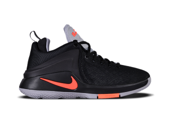 NIKE LEBRON ZOOM WITNESS (GS) BLACK TOTAL CRIMSON