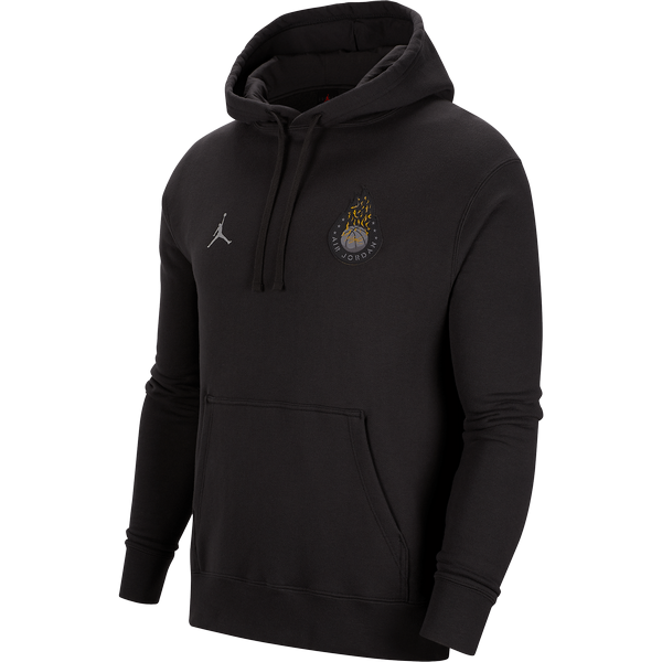 NIKE AIR JORDAN LEGACY AJ4 PULLOVER HOODIE ANTHRACITE