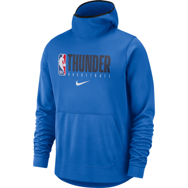 NIKE NBA OKLAHOMA CITY THUNDER SPOTLIGHT PULLOVER HOODIE SIGNAL BLUE