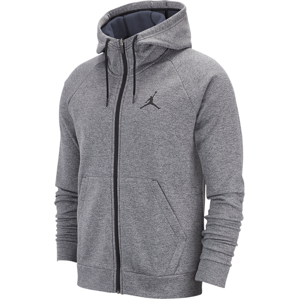 NIKE AIR JORDAN 23 ALPHA THERMA FLEECE HOODIE CARBON HEATHER