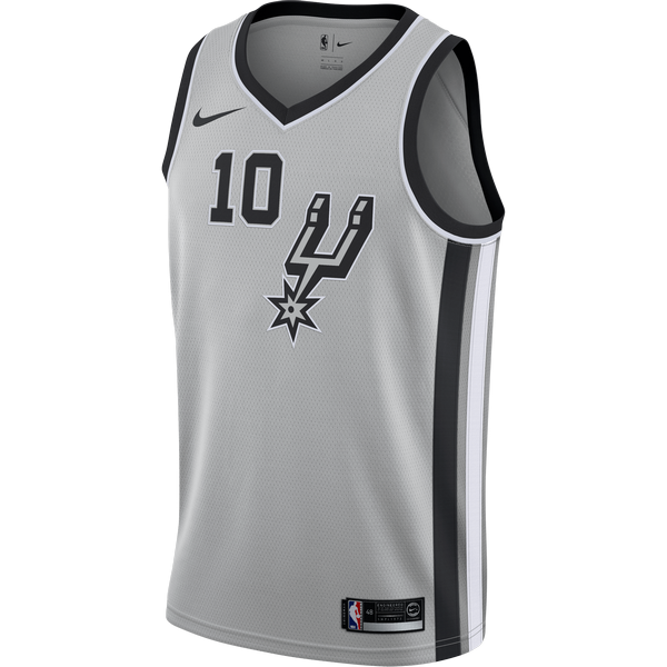 NIKE NBA SAN ANTONIO SPURS DEMAR DEROZAN SWINGMAN JERSEY FLIGHT SILVER