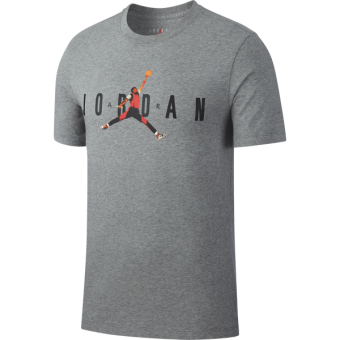 NIKE AIR JORDAN AJ85 CREW TEE CARBON HEATHER