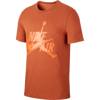 NIKE AIR JORDAN CLASSICS CREW TEE DARK RUSSET