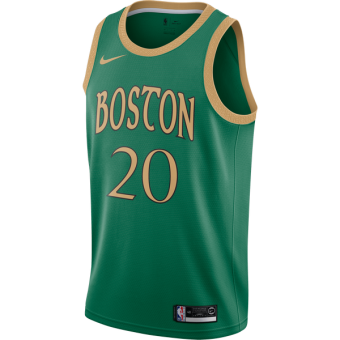 Nike Men's Boston Celtics Courtside Shorts White Clover Gold Sz M  930663-100