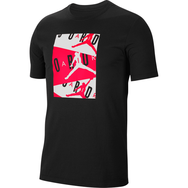 NIKE AIR JORDAN CREW TEE BLACK