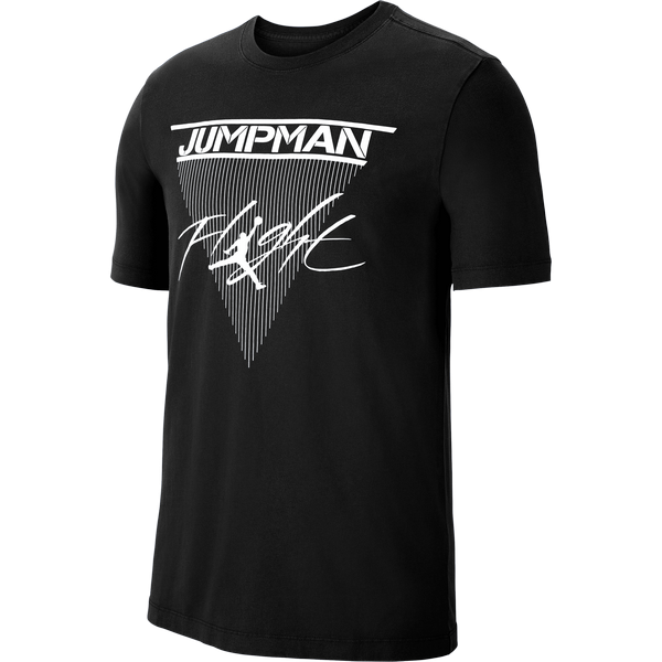 NIKE AIR JORDAN JUMPMAN FLIGHT TEE BLACK