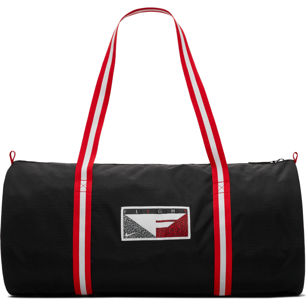 NIKE HERITAGE THROWBACK BASKETBALL DUFFEL BAG BLACK