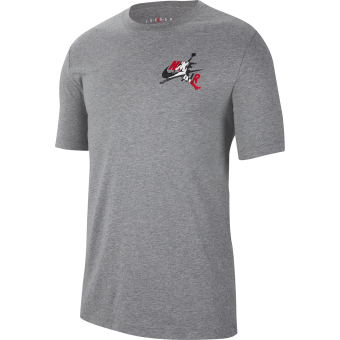 NIKE AIR JORDAN JUMPMAN CLASSICS GRAPHIC TEE CARBON HEATHER