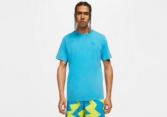 NIKE AIR JORDAN WASHED TEE EQUATOR BLUE