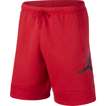 NIKE AIR JORDAN JUMPMAN AIR FLEECE SHORTS GYM RED
