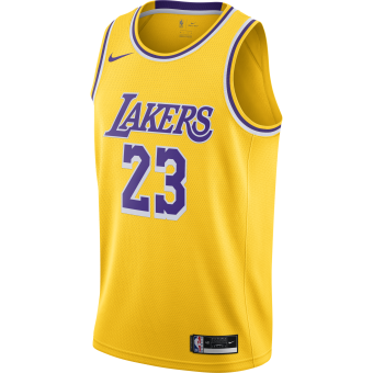 Nike LA Lakers LeBron James 6 Shirt 2020 - Yellow