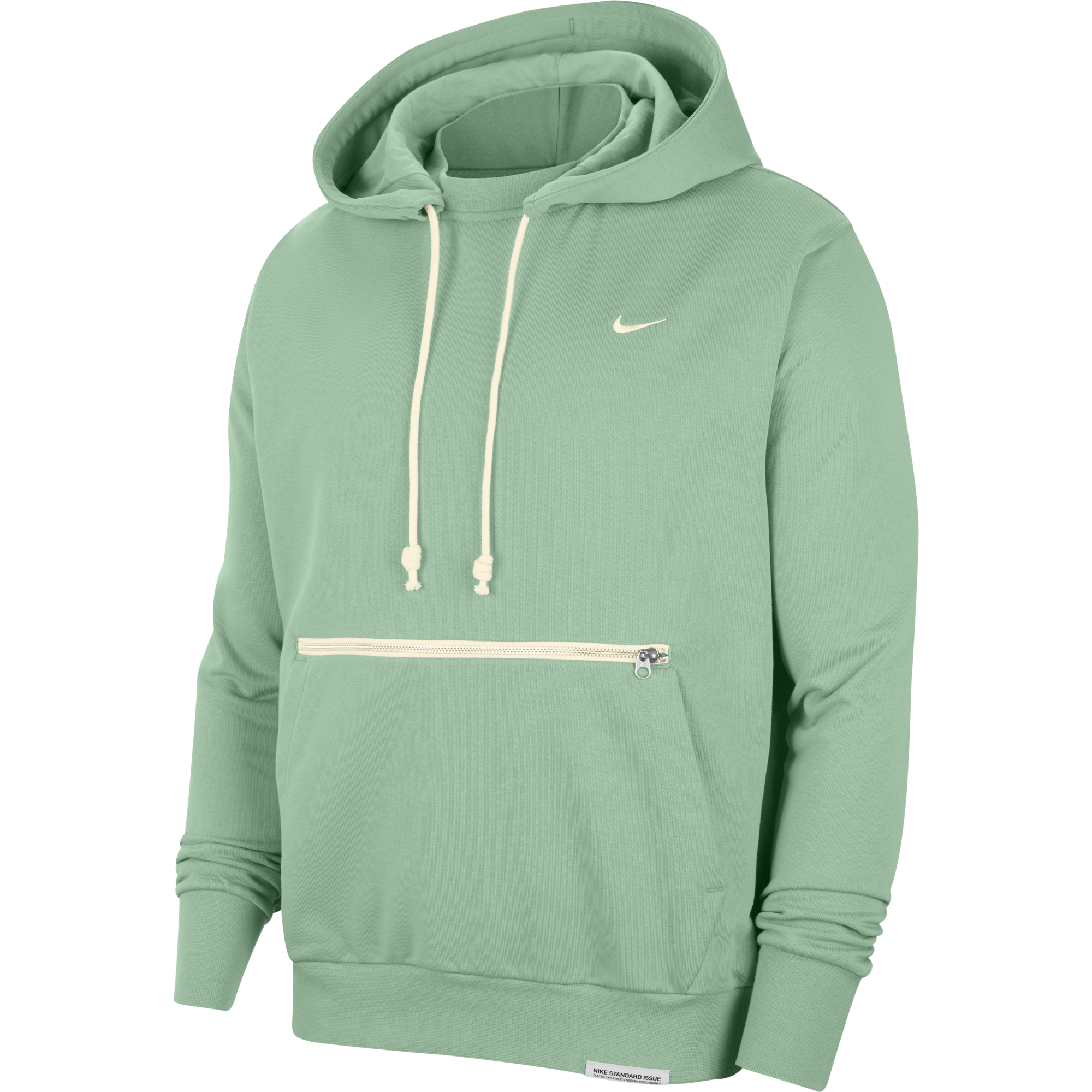 NIKE STANDARD ISSUE PULLOVER HOODIE ENAMEL GREEN