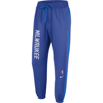 NIKE NBA MILWAUKEE BUCKS SHOWTIME CITY EDITION THERMA FLEX PANTS GAME ROYAL