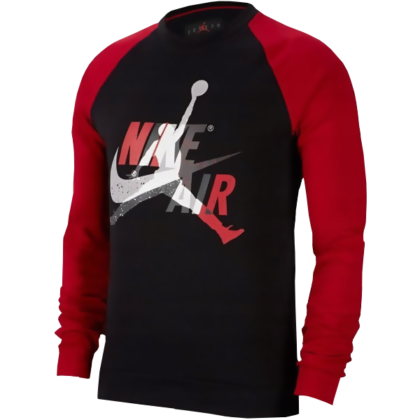 NIKE AIR JORDAN JUMPMAN CLASSICS CREW BLACK