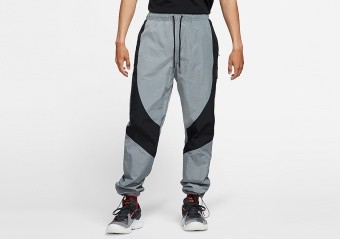 NIKE AIR JORDAN FLIGHT SUIT PANTS SMOKE GREY