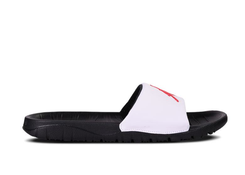 NIKE AIR JORDAN BREAK SLIDE WHITE FIRE RED