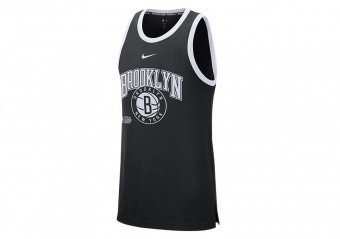 NIKE BROOKLYN NETS TANK DNA COURTSIDE 75 BLACK