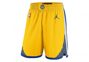 NIKE NBA GOLDEN STATE WARRIORS SWINGMAN STATEMENT 2020 EDITION SHORTS AMARILLO