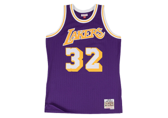 MITCHELL NESS NBA SWINGMAN JERSEY LOS ANGELES LAKERS MAGIC