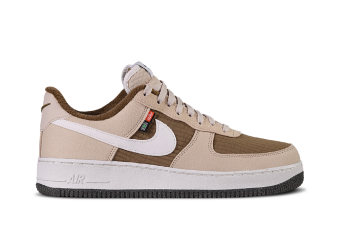 NIKE AIR FORCE 1 LOW '07 FM CUT OUT SWOOSH WHITE BLUE for £90.00