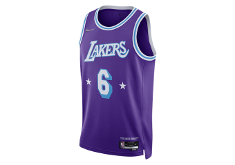 Los Angeles Lakers Nike Association Edition Swingman Jersey - White -  Lebron James - Unisex