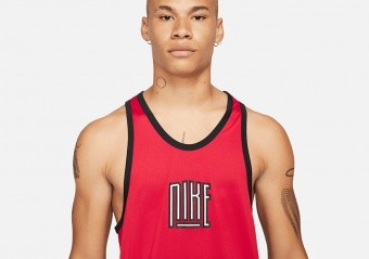 NIKE DRI-FIT STARTING FIVE TANK JERSEY UNIVERSITY RED