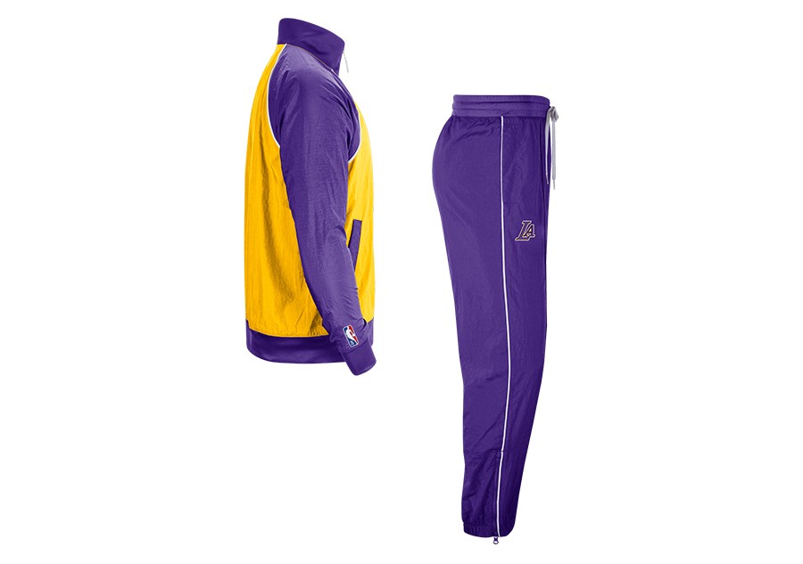 Nike NBA Los Angeles Lakers Courtside Tracksuit Purple/Amarillo
