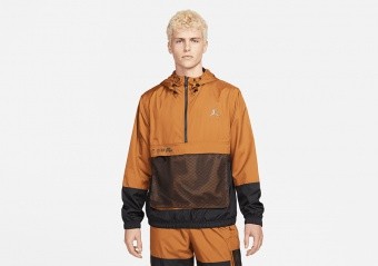 NIKE AIR JORDAN JUMPMAN STATEMENT JACKET DESERT BRONZE