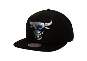 MITCHELL & NESS IRIDESCENT XL LOGO SNAPBACK HWC CHICAGO BULLS