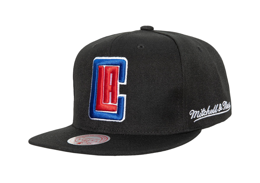 MITCHELL & NESS ENGLISH DROPBACK SNAPBACK NBA LOS ANGELES CLIPPERS