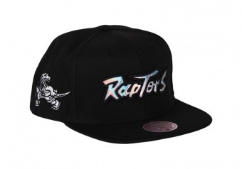 MITCHELL & NESS IRIDESCENT WORDMARK SNAPBACK HWC TORONTO RAPTORS