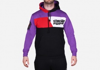 MITCHELL & NESS COLOR BLOCKED FLEECE HOODIE TORONTO RAPTORS