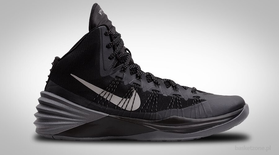 NIKE LUNAR HYPERDUNK 2013 BLACK METALLIC SILVER