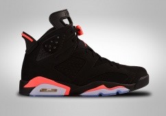 NIKE AIR JORDAN 6 RETRO BLACK INFRARED GS GRADE SCHOOL (SMALLER SIZES)