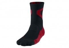 NIKE AIR JORDAN JUMPMAN DRIFIT CREW BLACK/GYM RED